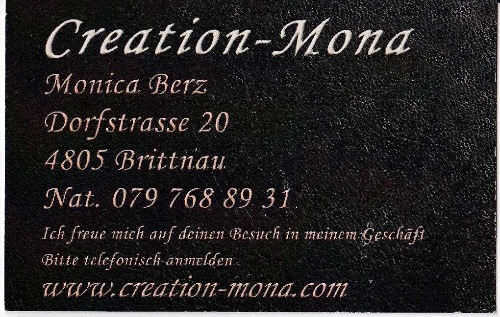 Langbogenturnier Schweiz - Sponsor Creation Mona